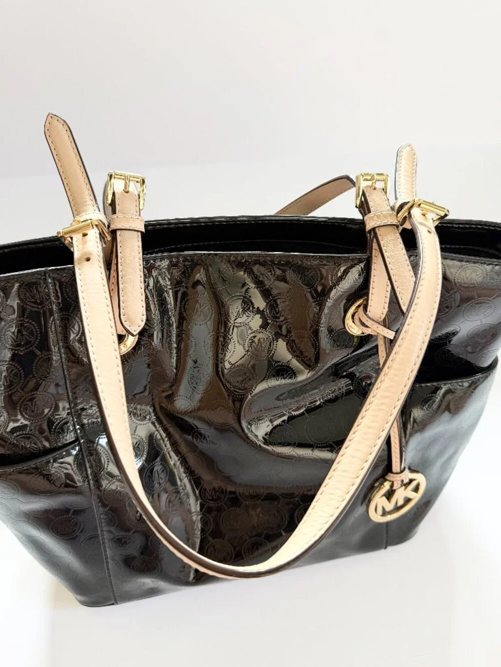 Michael Kors Jet Set Patent Leather Tote